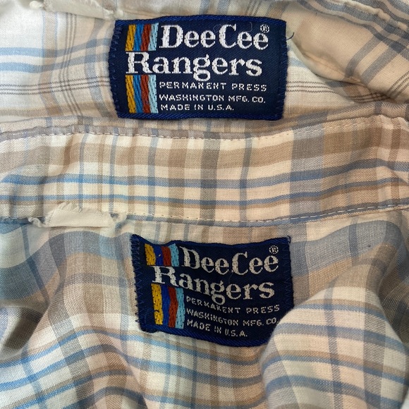 Two vintage DeeCee Rangers Pearl snap shirts size medium - Picture 6 of 6